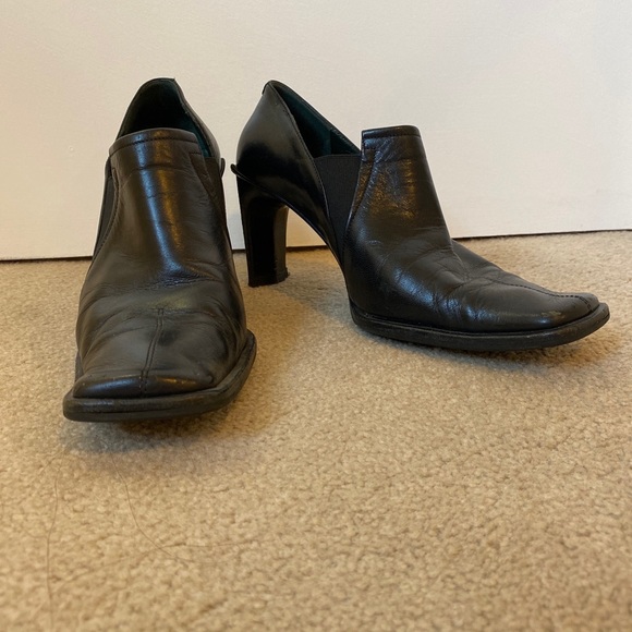 Goffredo Fantini made in Italy size 39, 8.5, black leather booties - Picture 1 of 9